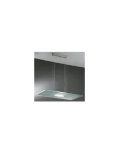 Suspension Rossini Illuminazione 3375-SL en verre cristal métallisé nickel 200W R7S